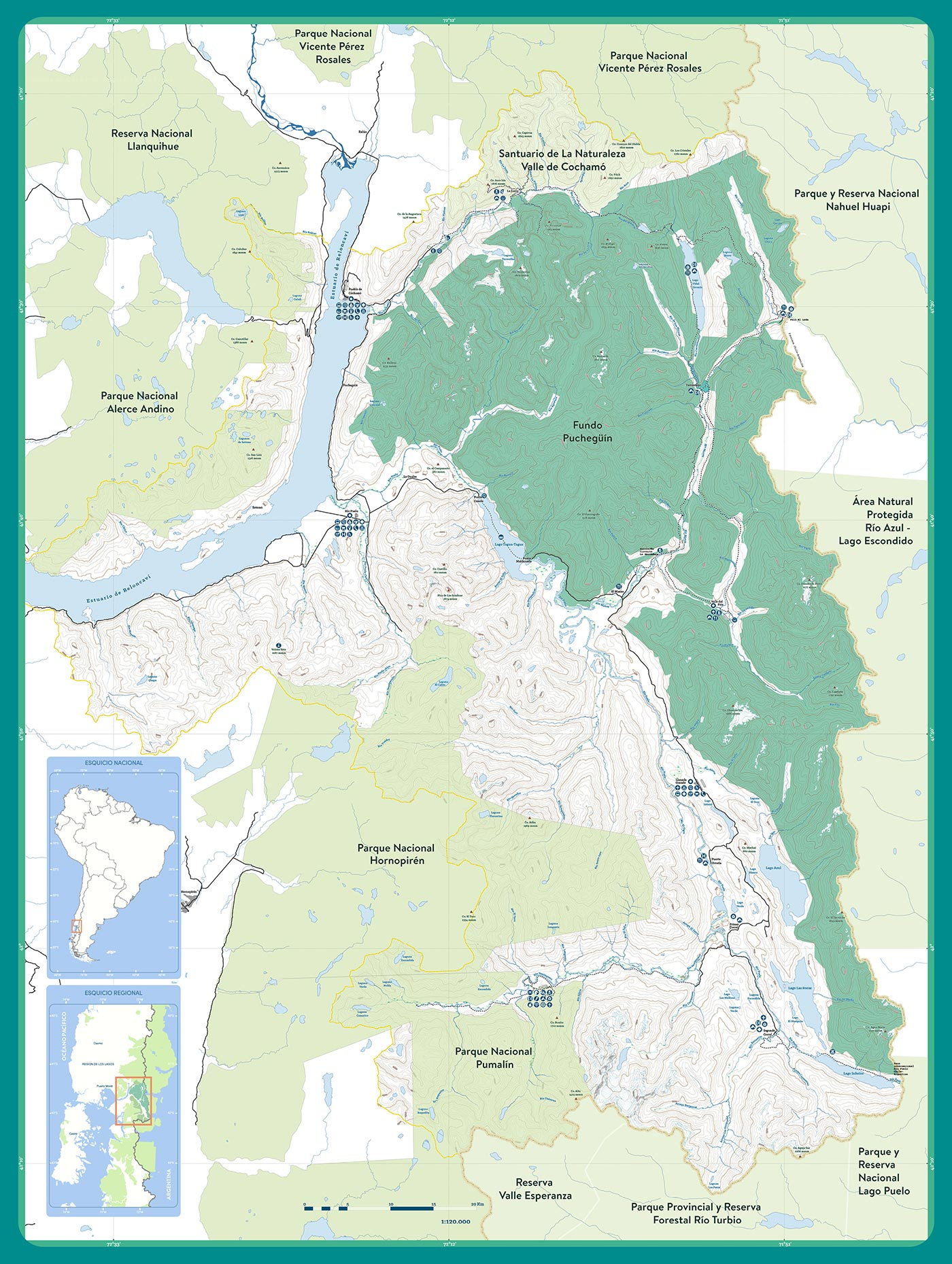 Mapa-Comuna-de-Cochamó-y-Puchegüín